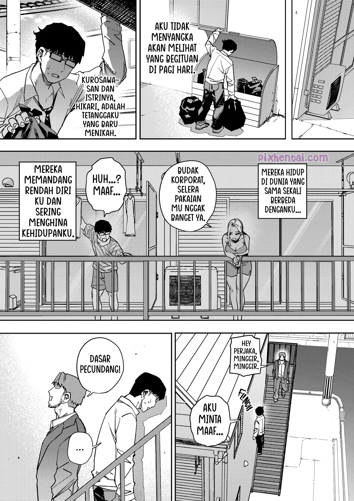 Komik hentai xxx manga sex bokep Ore wa Shachiku de Rinjin Gal Hitozuma no Seiyoku Shori Gakari 6